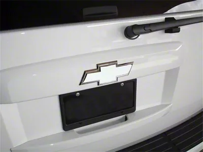 T-REX Grilles Billet Bowtie Emblem; Aluminum; Polished; 1 Pc; Bolt-On; w/Border; Rear; - 19050