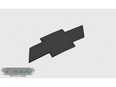 T-REX Grilles Billet Bowtie Emblem; Trim; Aluminum; Black; 1 Pc; Bolt-On; w/Border; - 19110B