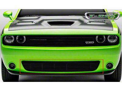 T-REX Grilles Billet Bumper Grille, Black, Aluminum, 1 Pc, Overlay - 25419B