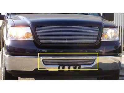 T-REX Grilles Billet Bumper Grille, Polished, Aluminum, 1 Pc, Bolt-On - 25555