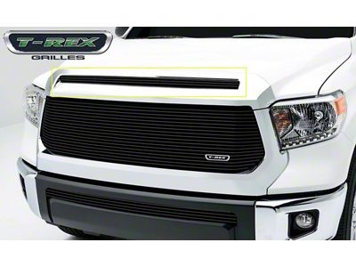 T-REX Grilles Billet Grille, Hood, Overlay, 1 Pc, Black Powdercoated Aluminum Bars - 21964B