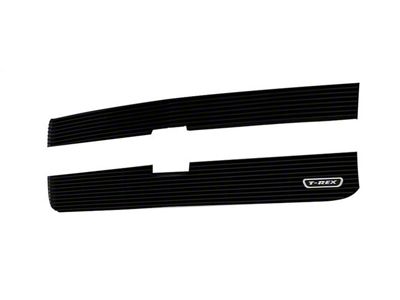 T-REX Grilles Billet Grille Overlay/Bolt On - All Black 2 Pc Style - 21122B