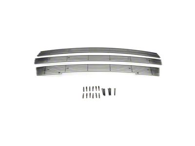 T-REX Grilles Billet Grille, Polished, Aluminum, 3 Pc, Overlay - 21173