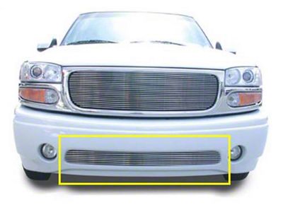 T-REX Grilles Billet Series Bumper Grille; Horizontal; Aluminum; Polished; 1 Pc; Bolt-On; - 25179
