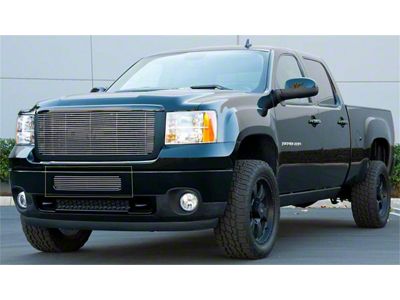 T-REX Grilles Billet Series Bumper Grille; Horizontal; Aluminum; Polished; 1 Pc; Bolt-On; - 25209