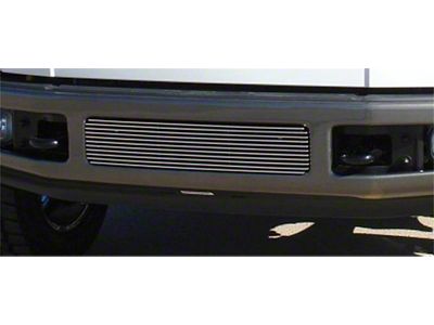 T-REX Grilles Billet Series Bumper Grille; Horizontal; Aluminum; Polished; 1 Pc; Bolt-On; - 25564
