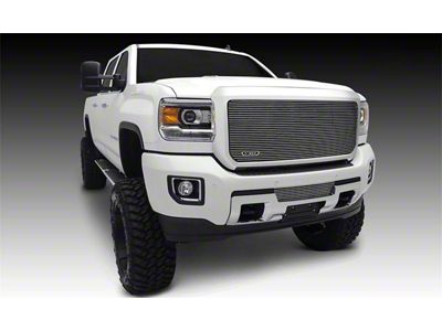 T-REX Grilles Billet Series Bumper Grille; Horizontal; Aluminum; Polished; 1 Pc; Insert; - 25211