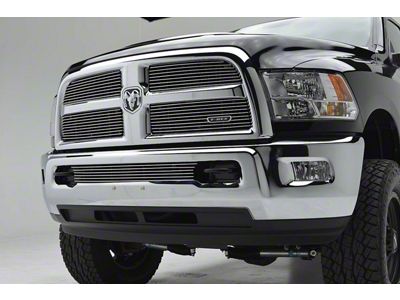 T-REX Grilles Billet Series Bumper Grille; Horizontal; Aluminum; Polished; 1 Pc; Insert; - 25452