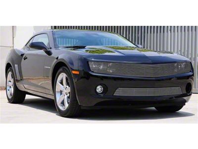 T-REX Grilles Billet Series Bumper Grille; Horizontal; Aluminum; Polished; 1 Pc; Overlay; - 25027