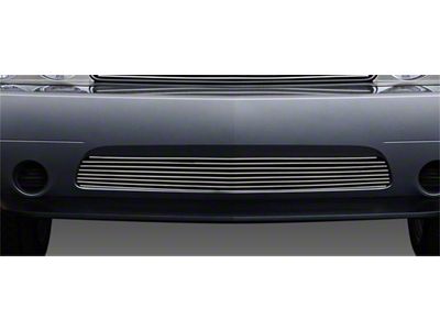 T-REX Grilles Billet Series Bumper Grille; Horizontal; Aluminum; Polished; 1 Pc; Overlay; - 25416