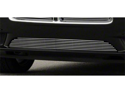 T-REX Grilles Billet Series Bumper Grille; Horizontal; Aluminum; Polished; 1 Pc; Overlay; - 25442