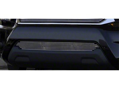 T-REX Grilles Billet Series Bumper Grille; Horizontal; Aluminum; Polished; 1 Pc; Overlay; - 25938
