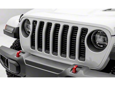 T-REX Grilles Billet Series Bumper Grille; Horizontal Round; Aluminum; Black; 1 Pc; Insert; - 6204941