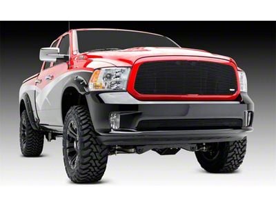 T-REX Grilles Billet Series Grille; Horizontal; Aluminum; Black; 1 Pc; Insert; - 20458B