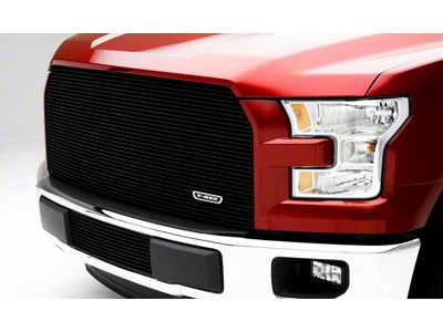 T-REX Grilles Billet Series Grille; Horizontal; Aluminum; Black; 1 Pc; Replacement; - 20573B