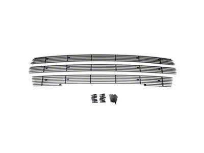T-REX Grilles Billet Series Grille; Horizontal; Aluminum; Black; 3 Pc; Overlay; - 21173B