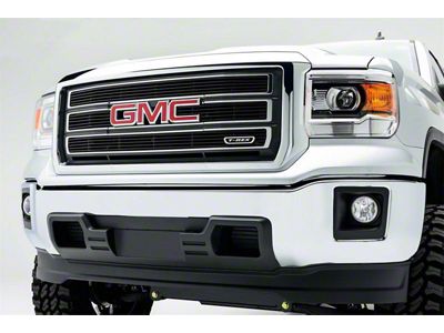 T-REX Grilles Billet Series Grille; Horizontal; Aluminum; Black; 4 Pc; Overlay; - 21208B
