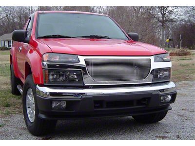 T-REX Grilles Billet Series Grille; Horizontal; Aluminum; Polished; 1 Pc; Insert; - 20370