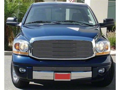 T-REX Grilles Billet Series Grille; Horizontal; Aluminum; Polished; 1 Pc; Insert; - 20468