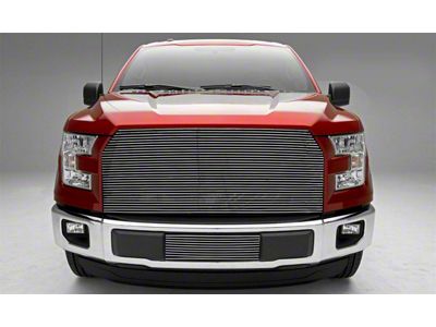 T-REX Grilles Billet Series Grille; Horizontal; Aluminum; Polished; 1 Pc; Replacement; - 20573