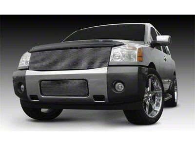 T-REX Grilles Billet Series Grille; Horizontal; Aluminum; Polished; 1 Pc; Replacement; - 20780