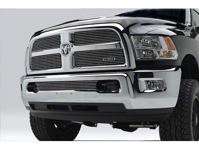 T-REX Grilles Billet Series Grille; Horizontal; Aluminum; Polished; 4 Pc; Replacement; - 21452