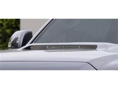 T-REX Grilles Billet Series Hood Scoop Grille; Horizontal; Aluminum; Polished; 1 Pc; Insert; - 20939
