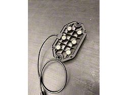 Black Flag Lighting 100 LED RGB-W Rock Lights with Exensions; Magnetic Mount; Set of 20 (Universal; Some Adaptation May Be Required)