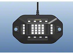 Black Flag Lighting 32 LED RGB-W Rock Lights with Exensions; Magnetic Mount; Set of 12 (Universal; Some Adaptation May Be Required)