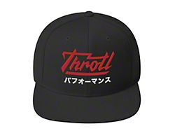 Throtl JDM Parts Supply Snapback Hat; Black