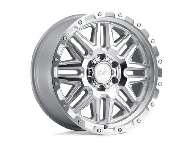 Black Rhino Alamo Gloss Silver Wheel; 20x9; 12mm Offset; 6x139.7mm Bolt Pattern; 112.10mm Hub Bore