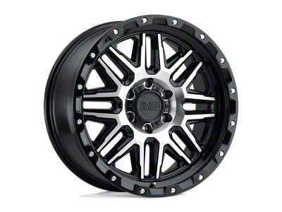 Black Rhino Alamo Gloss Black Machined Wheel; 20x9; 2mm Offset