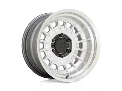 Black Rhino Aliso Gloss Silver Wheel; 17x8; 0mm Offset