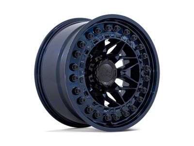 Black Rhino Alpha Midnight Blue Wheel; 18x9; 0mm Offset