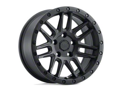 Black Rhino Arches Matte Black Wheel; 17x8; 30mm Offset