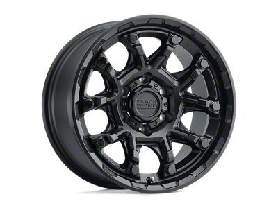 Black Rhino Ark Matte Black Wheel; 20x9; 12mm Offset; 6x139.7mm Bolt Pattern; 112.10mm Hub Bore