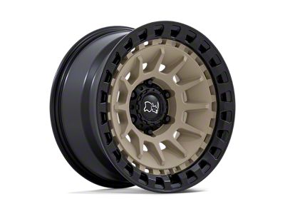 Black Rhino Barrage Desert Sand on Matte Black Wheel; 17x8.5; -10mm Offset; 6x139.7mm Bolt Pattern; 106.10mm Hub Bore