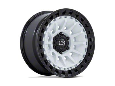 Black Rhino Barrage Gloss White on Matte Black Wheel; 18x9; 0mm Offset; 5x127mm Bolt Pattern; 71.50mm Hub Bore