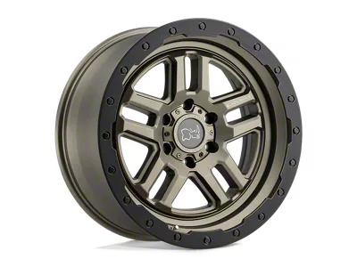 Black Rhino Barstow Matte Bronze with Matte Black Ring Wheel; 20x8.5; 30mm Offset