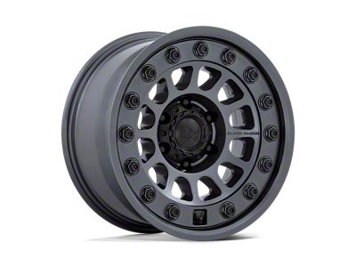 Black Rhino Outback Matte Gunmetal Wheel; 17x8.5; -10mm Offset; 6x135mm Bolt Pattern; 87.10mm Hub Bore