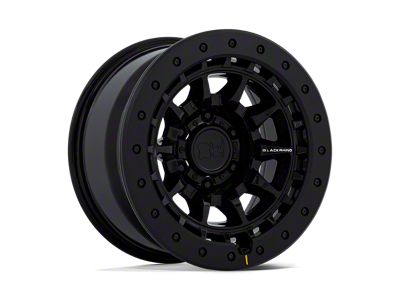 Black Rhino Tusk Gloss Black Wheel; 17x8.5; 0mm Offset; 5x127mm Bolt Pattern; 71.50mm Hub Bore