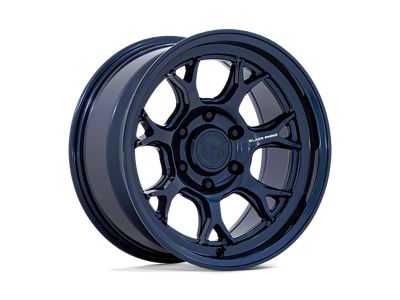 Black Rhino Etosha Gloss Midnight Blue Wheel; 17x8.5; -10mm Offset