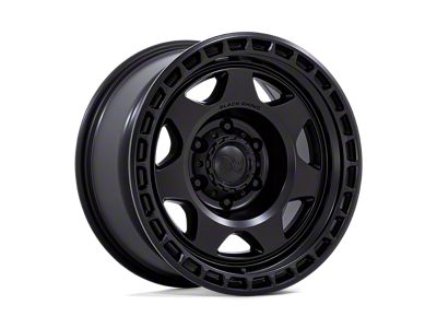 Black Rhino Voyager Matte Black Wheel; 17x8.5; 0mm Offset