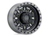 Black Rhino Abrams Textured Matte Gunmetal Wheel; 17x9.5; -18mm Offset