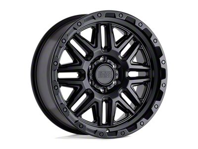 Black Rhino Alamo Matte Black Wheel; 20x9; -18mm Offset; 8x165.1mm Bolt Pattern; 122.40mm Hub Bore