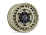 Black Rhino Armory Desert Sand Wheel; 17x9.5; -18mm Offset; 5x127/5x139.7mm Bolt Pattern; 78.10mm Hub Bore