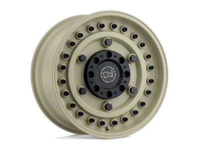 Black Rhino Armory Desert Sand Wheel; 17x9.5; -18mm Offset; 5x127/5x139.7mm Bolt Pattern; 78.10mm Hub Bore