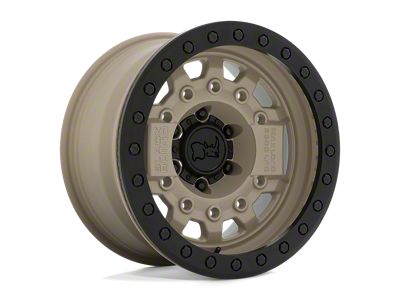 Black Rhino Avenger Beadlock Desert Sand Wheel; 17x8.5; 0mm Offset