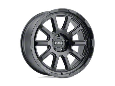 Black Rhino Chase Matte Black Wheel; 17x9; 12mm Offset