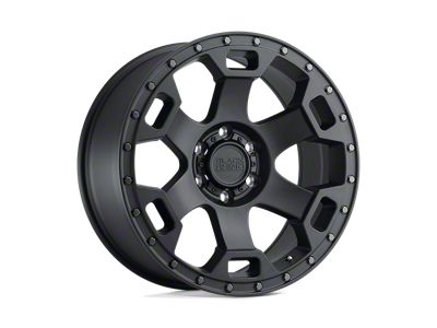 Black Rhino Gauntlet Semi Gloss Black with Gunmetal Bolts Wheel; 18x9; 2mm Offset